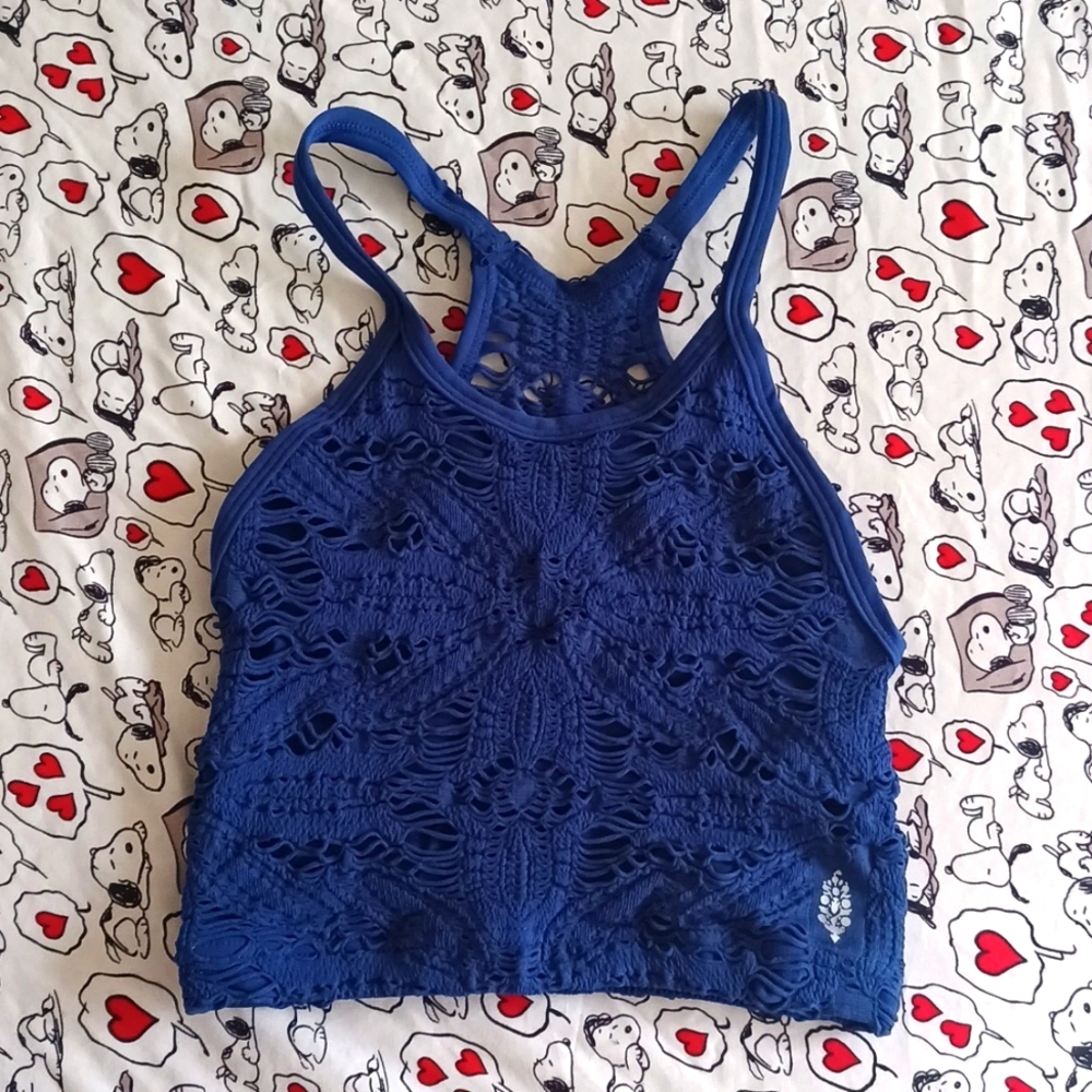 FP MOVEMENT HAPPINESS FLORAL CROP TANK M-L - Picture 3 of 9